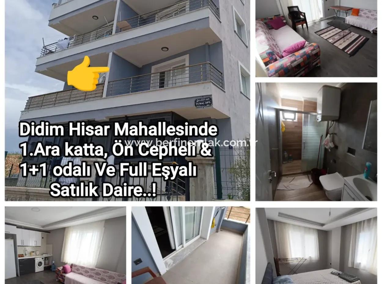 1 1 Möblierte Wohnung Zum Verkauf In Aydin Didim Hisar Nachbarschaft